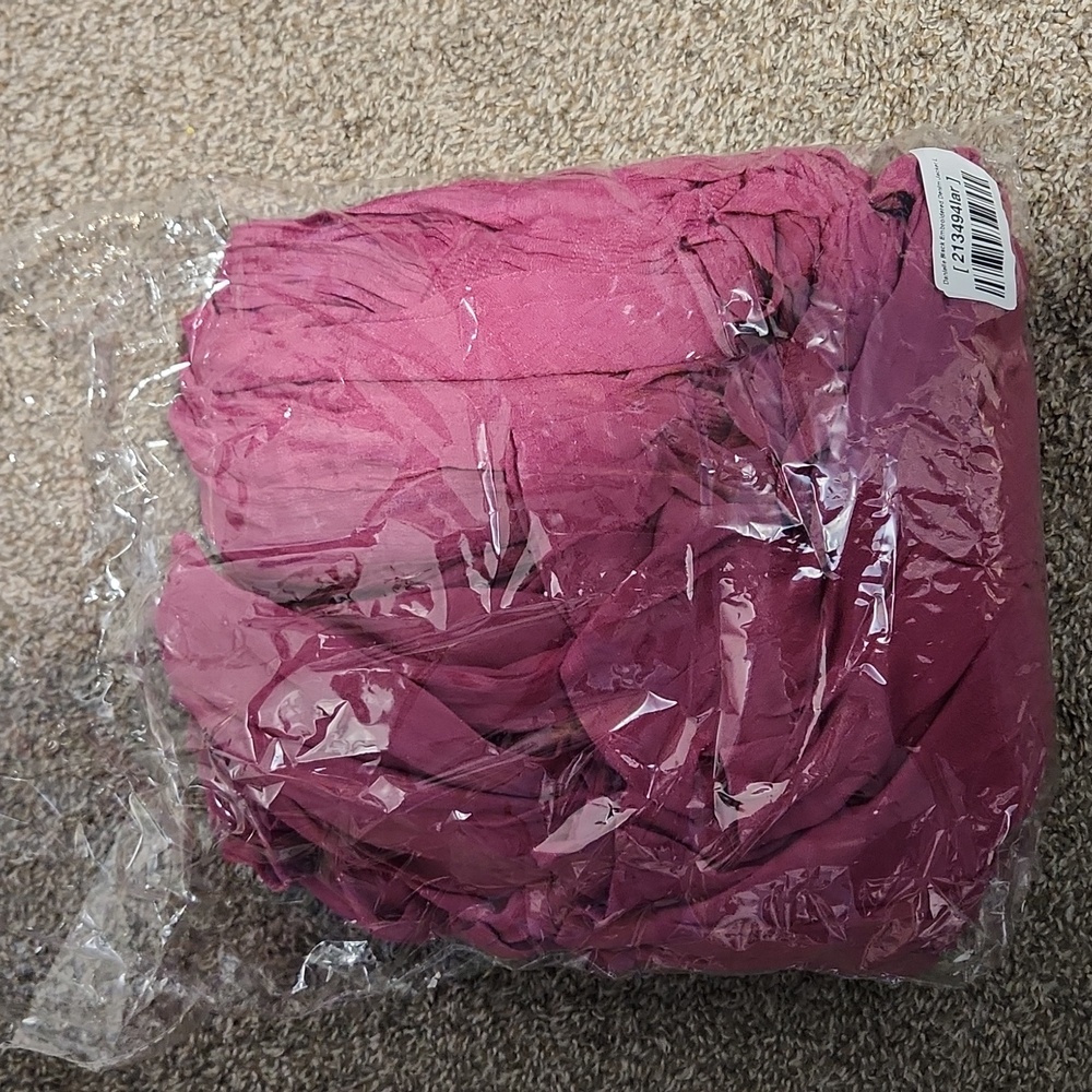 Pink Lily Fuchsia Maxi Dress with Long Sleeves - Picture 2 of 2